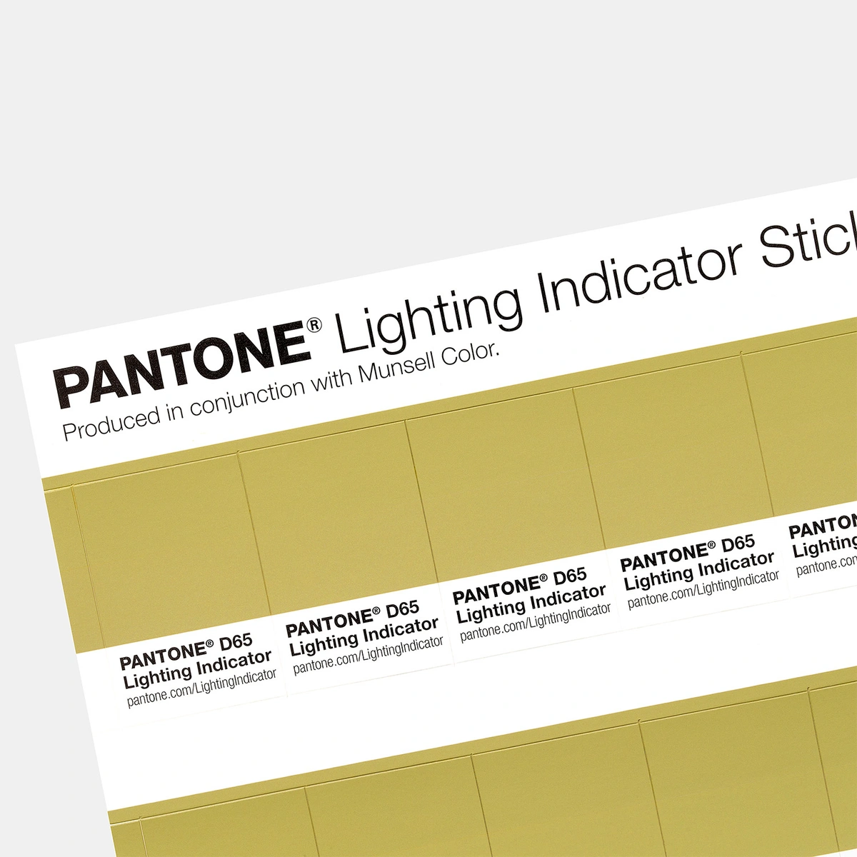 Pantone Lighting Indicator Stickers D65 - Image 2