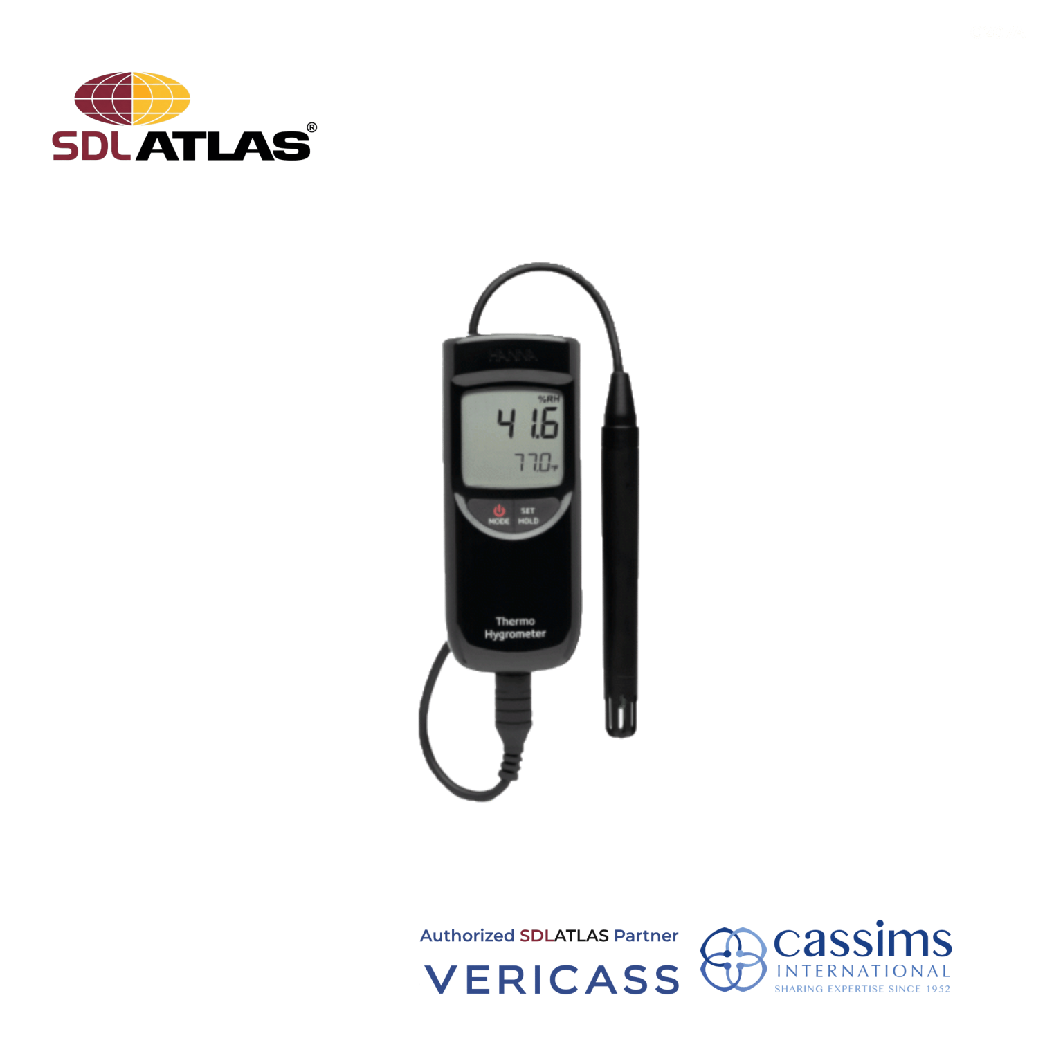 Digital Relative Humidity & Temperature Meter - VERICASS